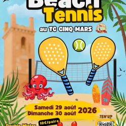 🎾 TOURNOI BEACH TENNIS ⛱️