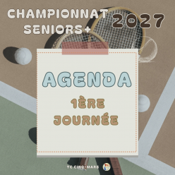 🎾 Championnat Seniors+ 2027
