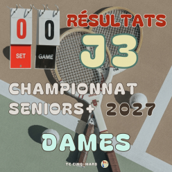 🎾 CHAMPIONNAT SENIORS➕