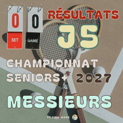 🎾 CHAMPIONNAT SENIORS➕